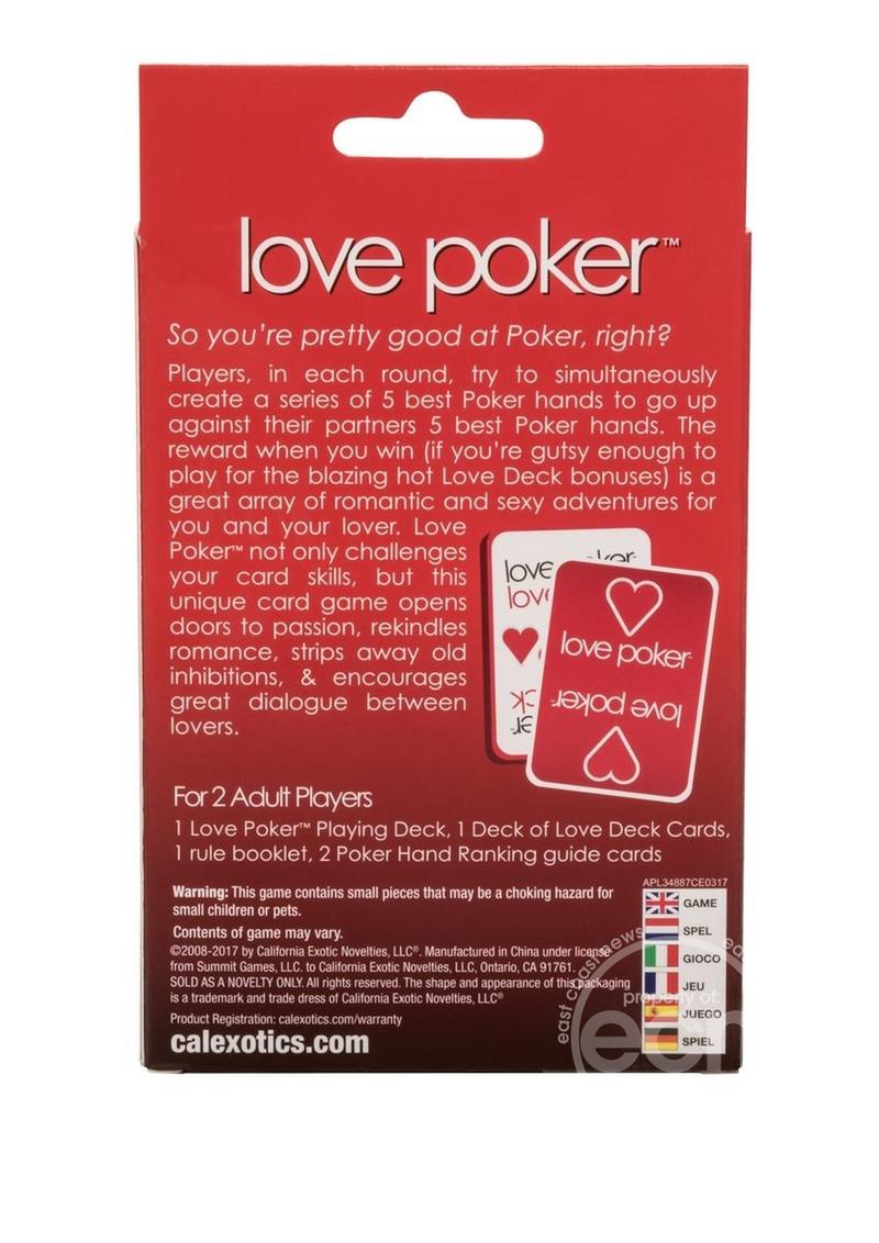 Love Poker Couples Card Game
