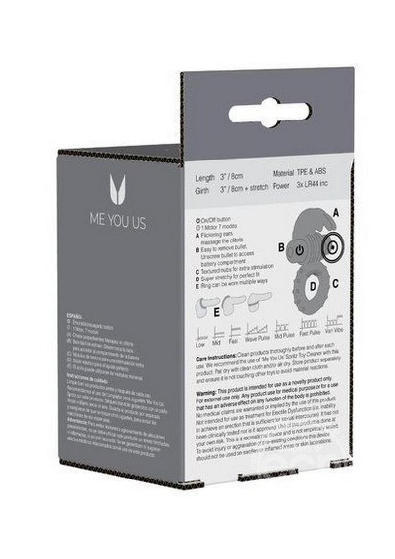 ME YOU US Hopping Hare Vibrating Cock Ring - Purple