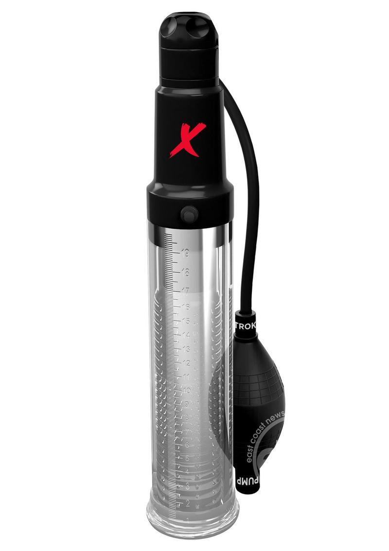 Pipedream Extreme Elite Suck-N-Pump Masturbator - Clear/Black