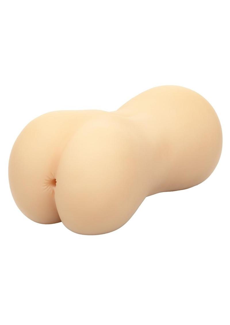 Stroke It Realistic Dual Ended Stroker - Pussy and Ass - Vanilla