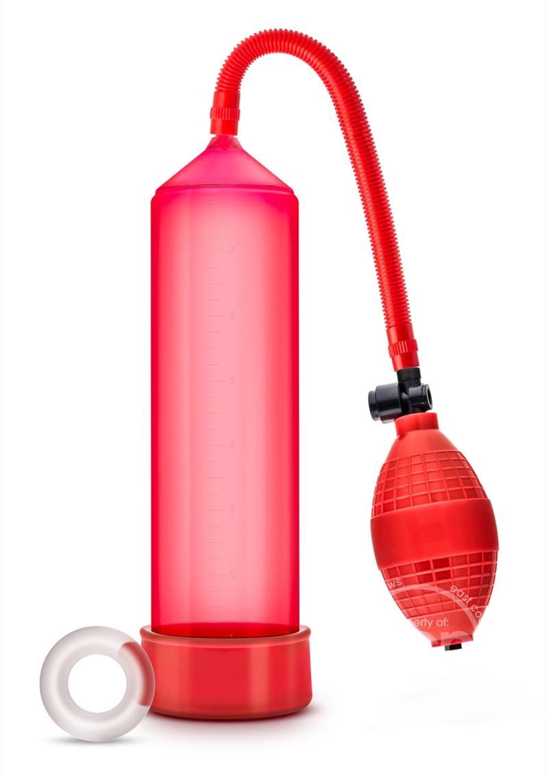 Performance VX101 Male Enhancement Penis Pump 9.5in - Red
