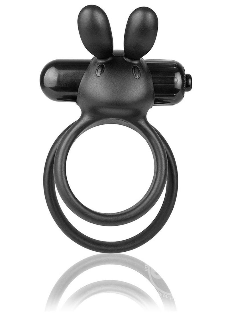 Ohare XL Vibrating Double Cock Ring - Black