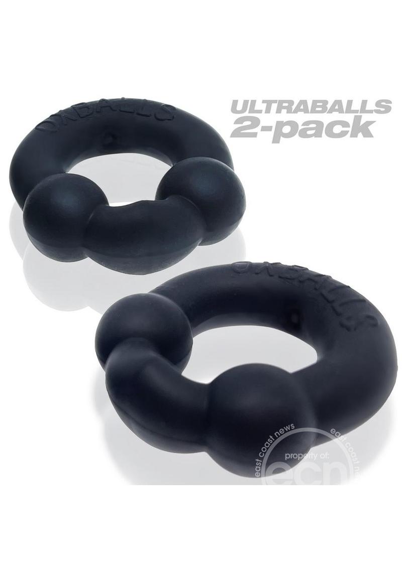 Oxballs Ultraballs Cock Ring Set (2 pack)- Night Edition