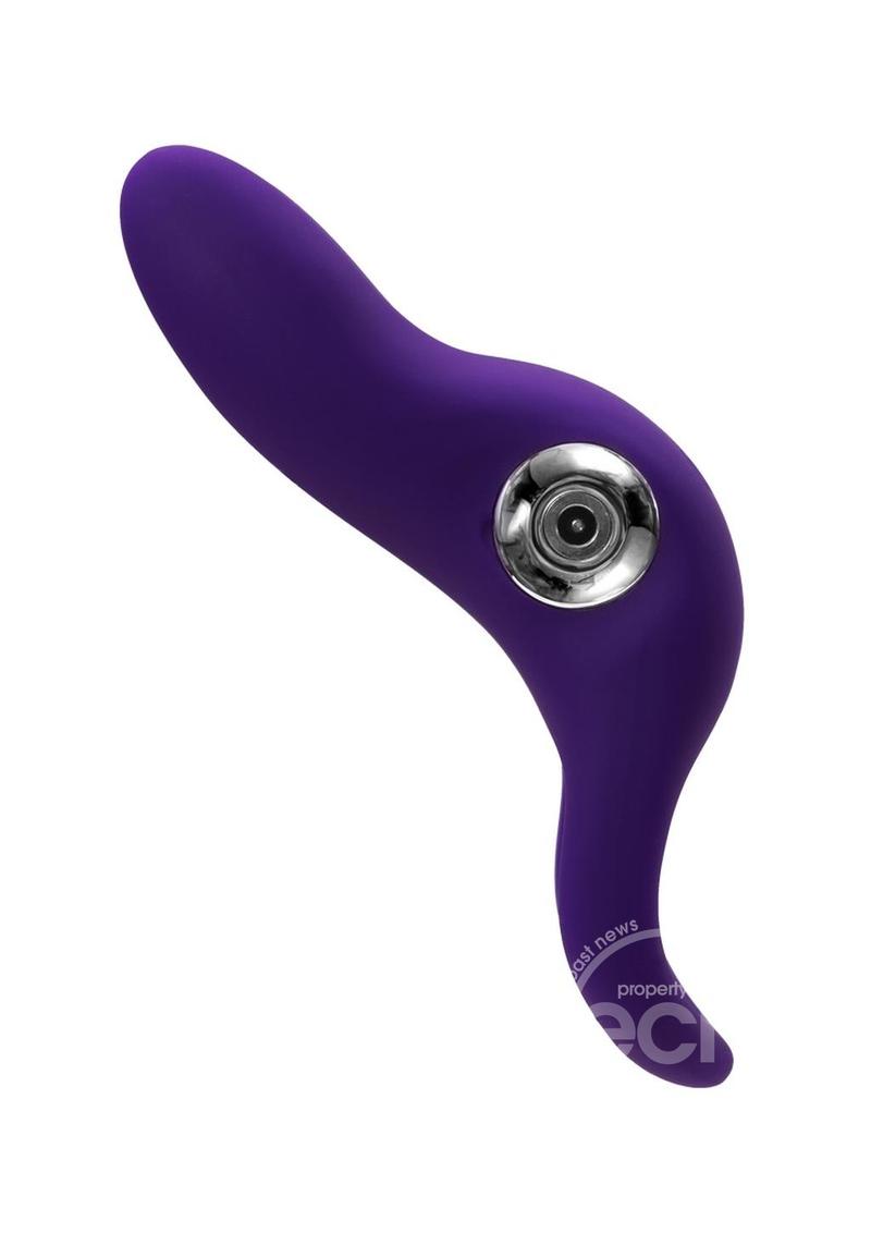 VeDO Sexy Bunny Rechargeable Silicone Couples Cock Ring - Deep Purple
