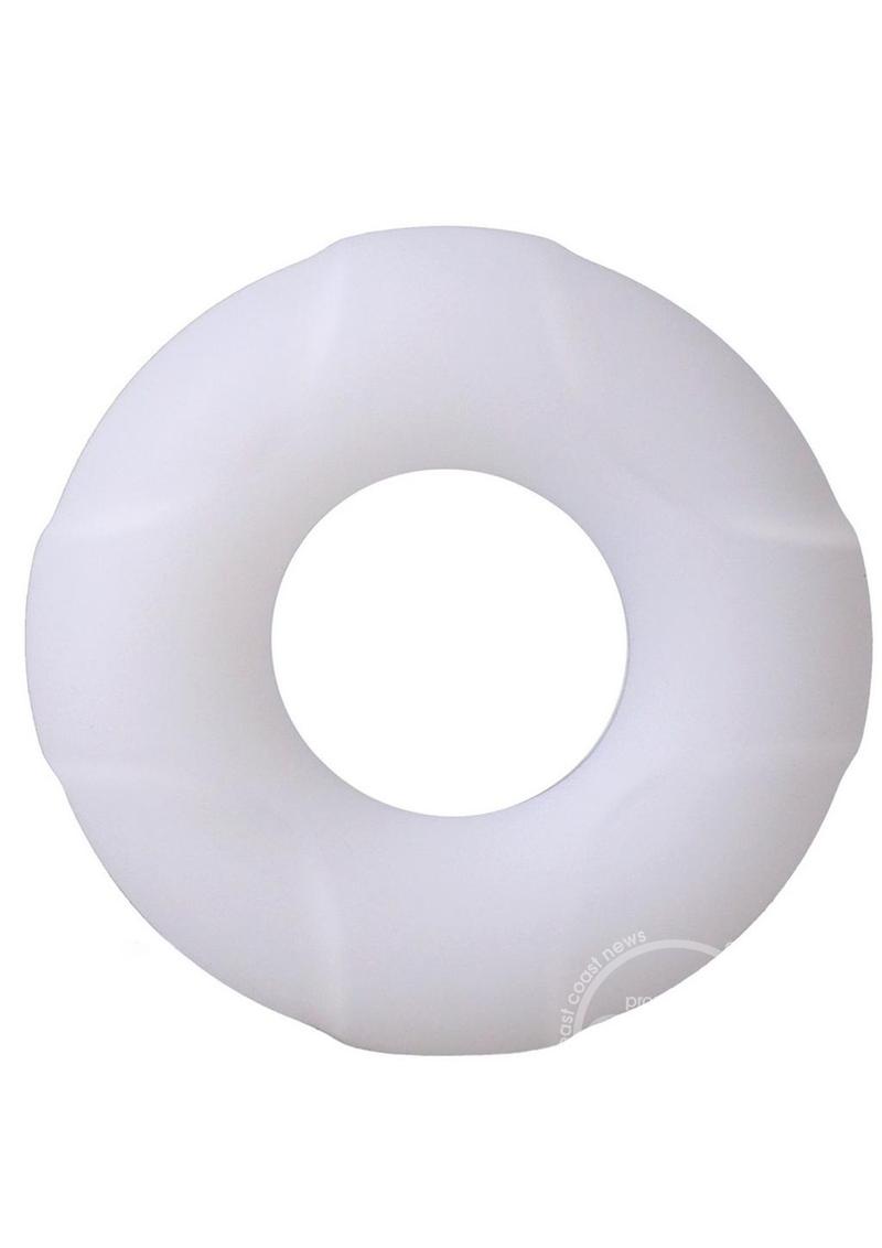 Rock Solid Passion Ring Silicone Cock Ring Holiday Edition - Frost