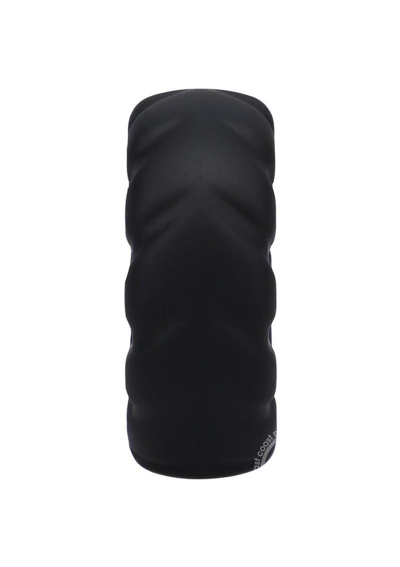 Rock Solid Fat Tire Silicone Cock Ring - Black