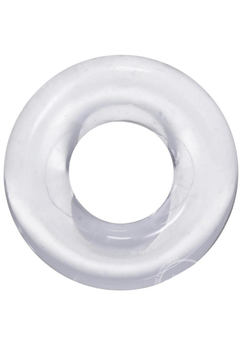 Rock Solid The 3X Donut Cock Ring - Clear