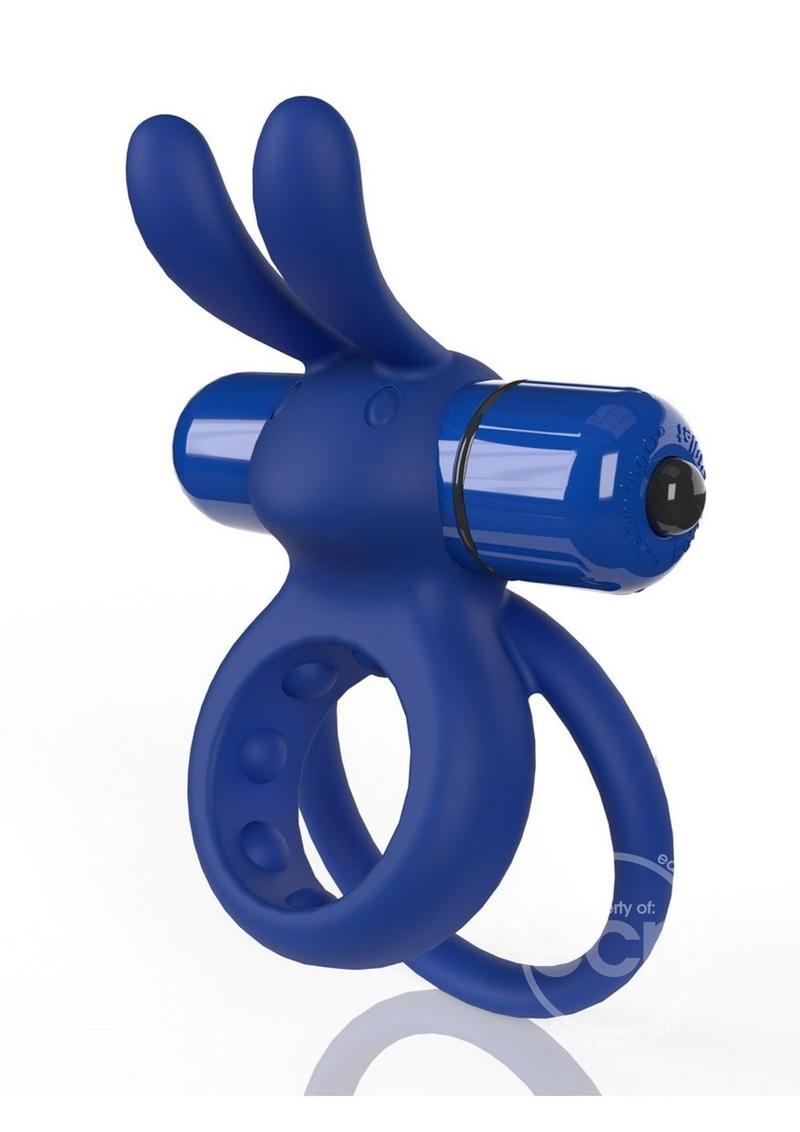 Screaming O 4T Ohare Vibrating Cock Ring - Blueberry