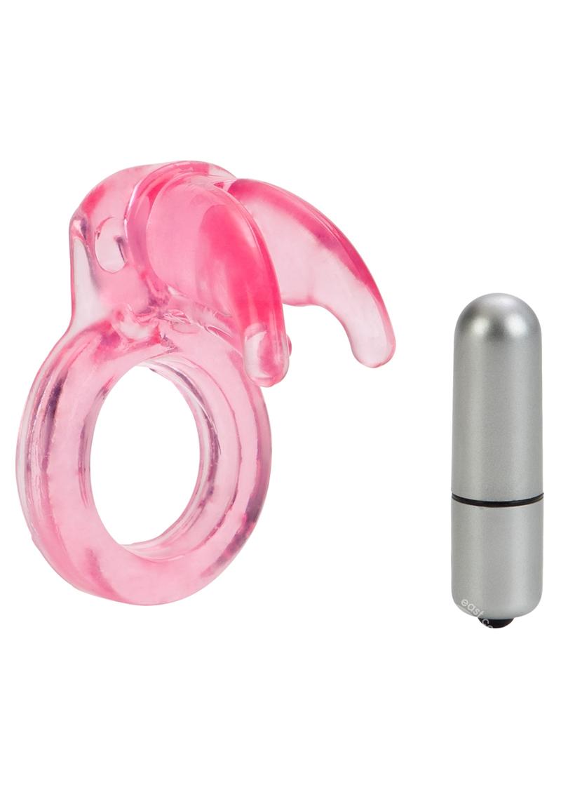 Triple Clit Flicker Cock Ring Red