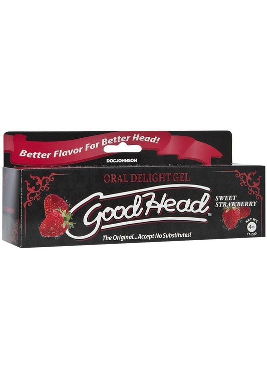 GoodHead Oral Delight Gel Sweet Flavored Strawberry 4oz