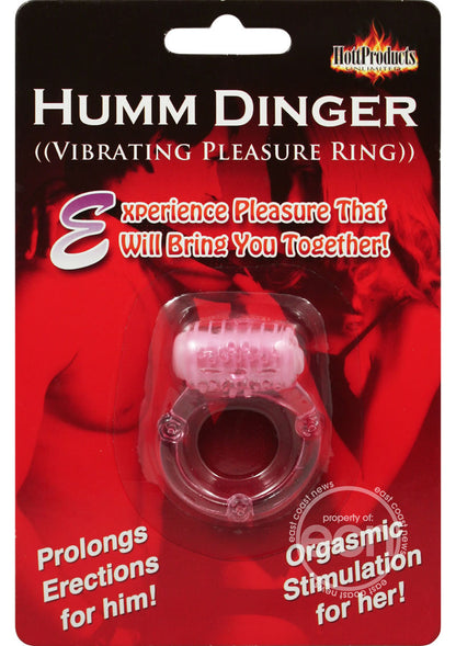 Humm Dinger Vibrating Cockring - Magenta