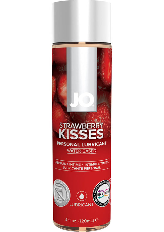 JO H2O Water Based Flavored Lubricant Strawberry Kiss 4oz