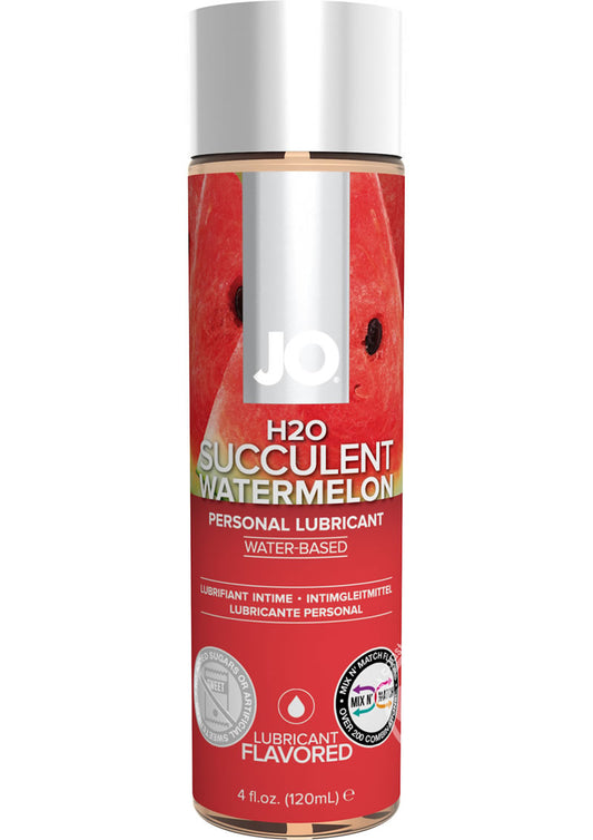 JO H2O Water Based Flavored Lubricant Watermelon 4oz