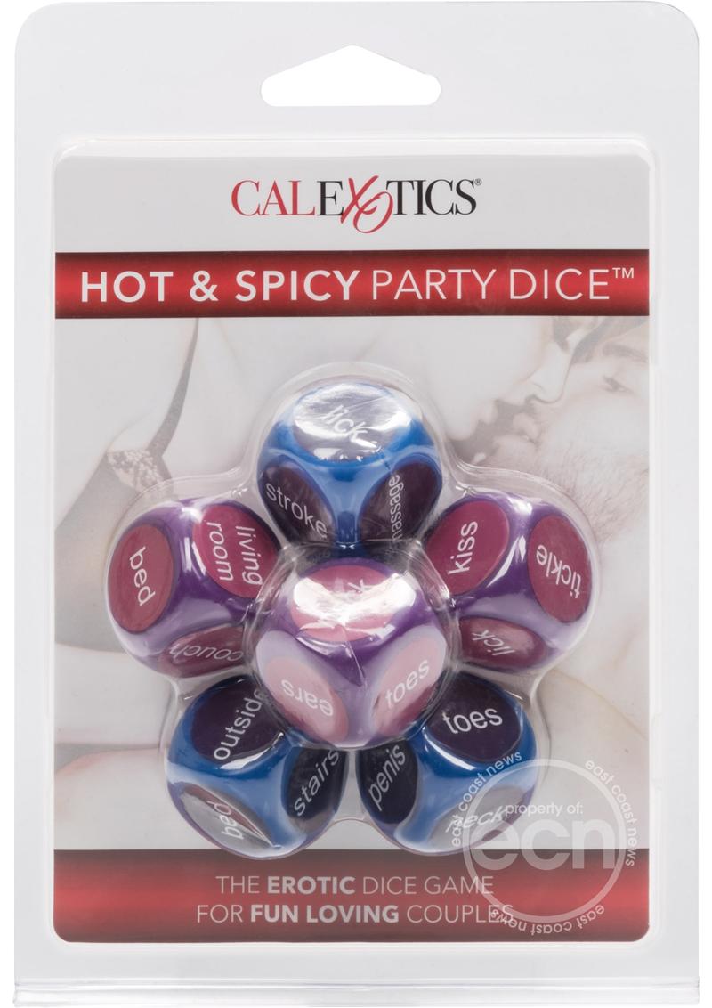 Hot and Spicy Party Dice - Multicolored