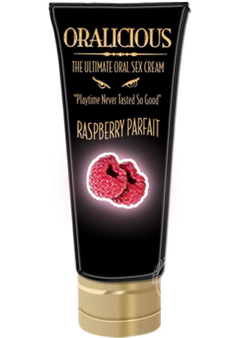 Oralicious Ultimate Oral Sex Cream 2oz - Raspberry Parfait