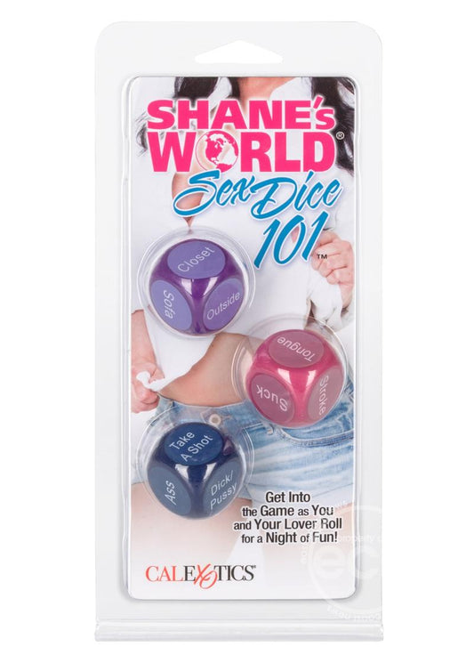 Shane's World Sex Dice 101 - Multicolored