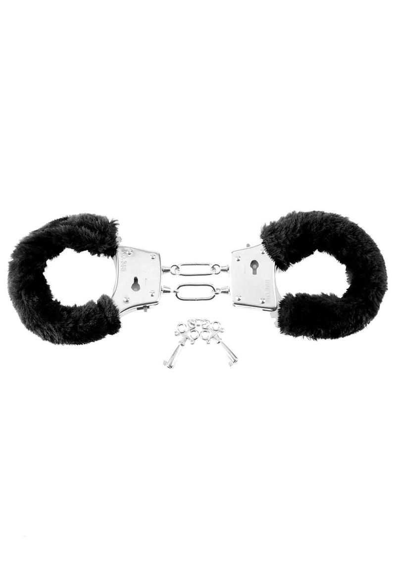 Fetish Fantasy Series Beginner's Furry Cuffs - Black