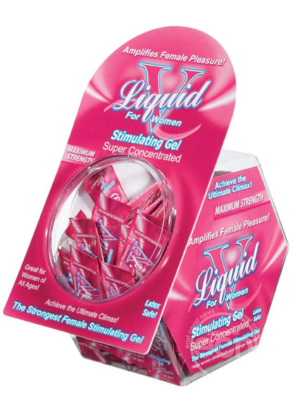 Liquid V Female Stimulating Gel (50 Per Bowl)