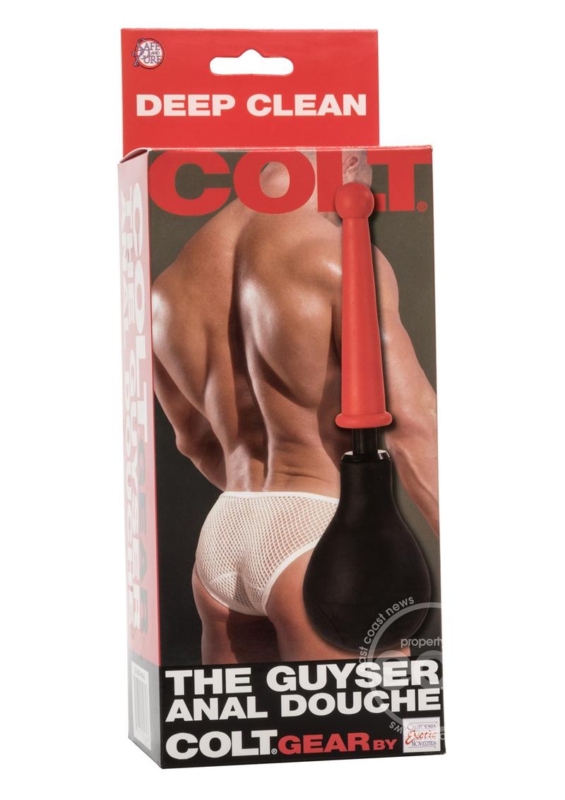 COLT The Guyser Anal Douche - Black and Red