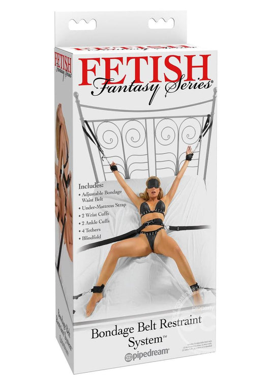 Fetish Fantasy Series Bondage Belt Restraint System - Black