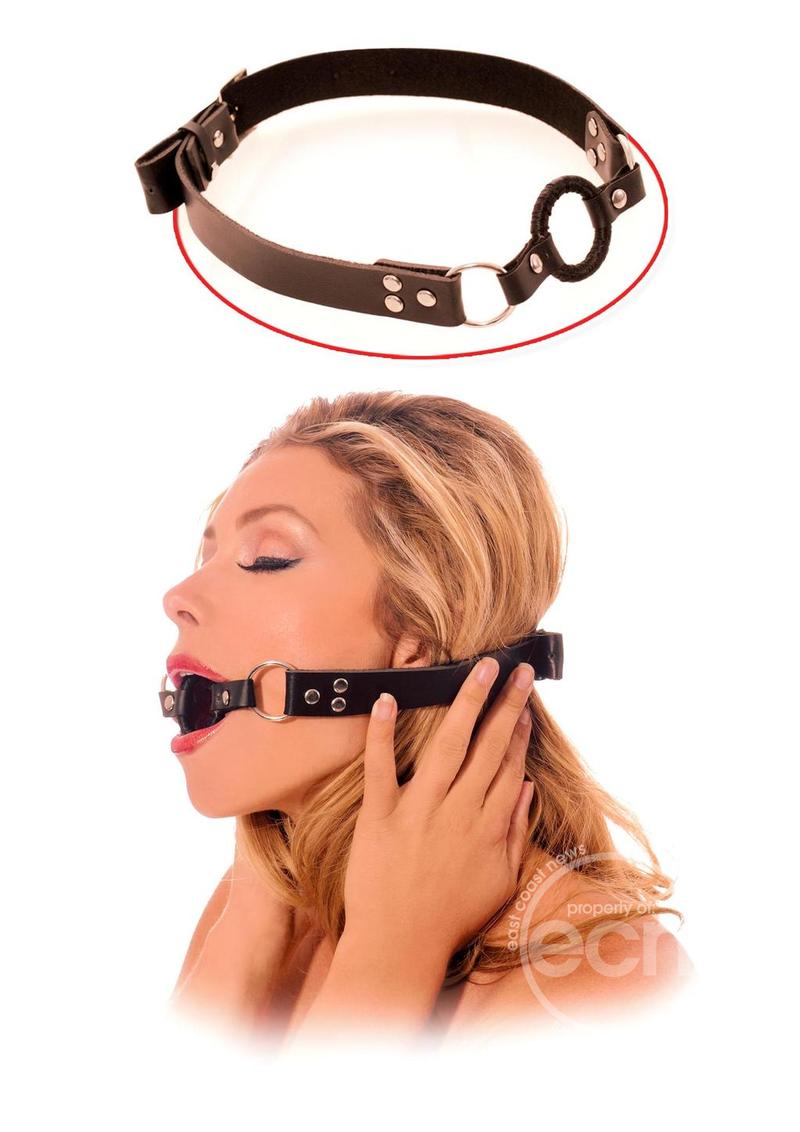 Fetish Fantasy Open Mouth Gag Black