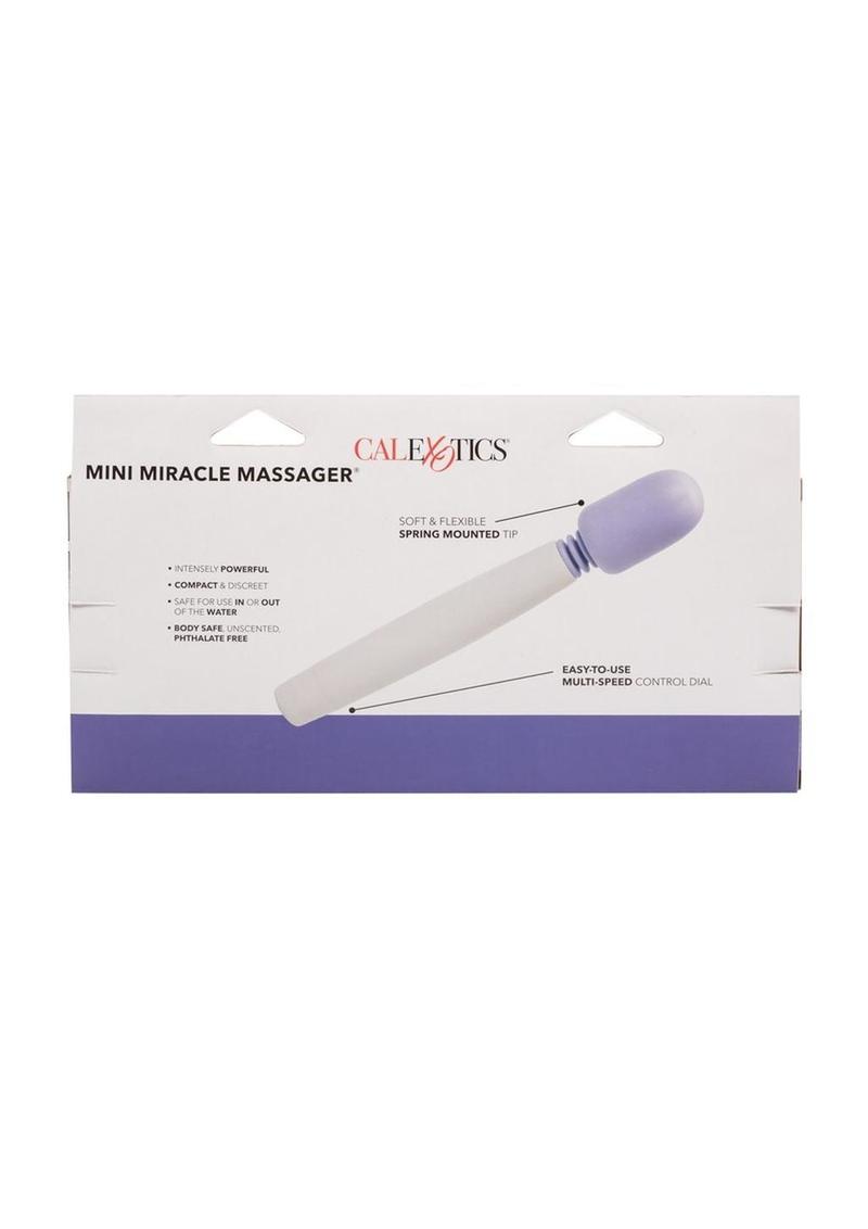 My Mini Miracle Massager Wand Waterproof 7.75in - White/Purple