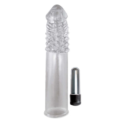 RAM VIBRATING PENIS EXTENDER – CLEAR