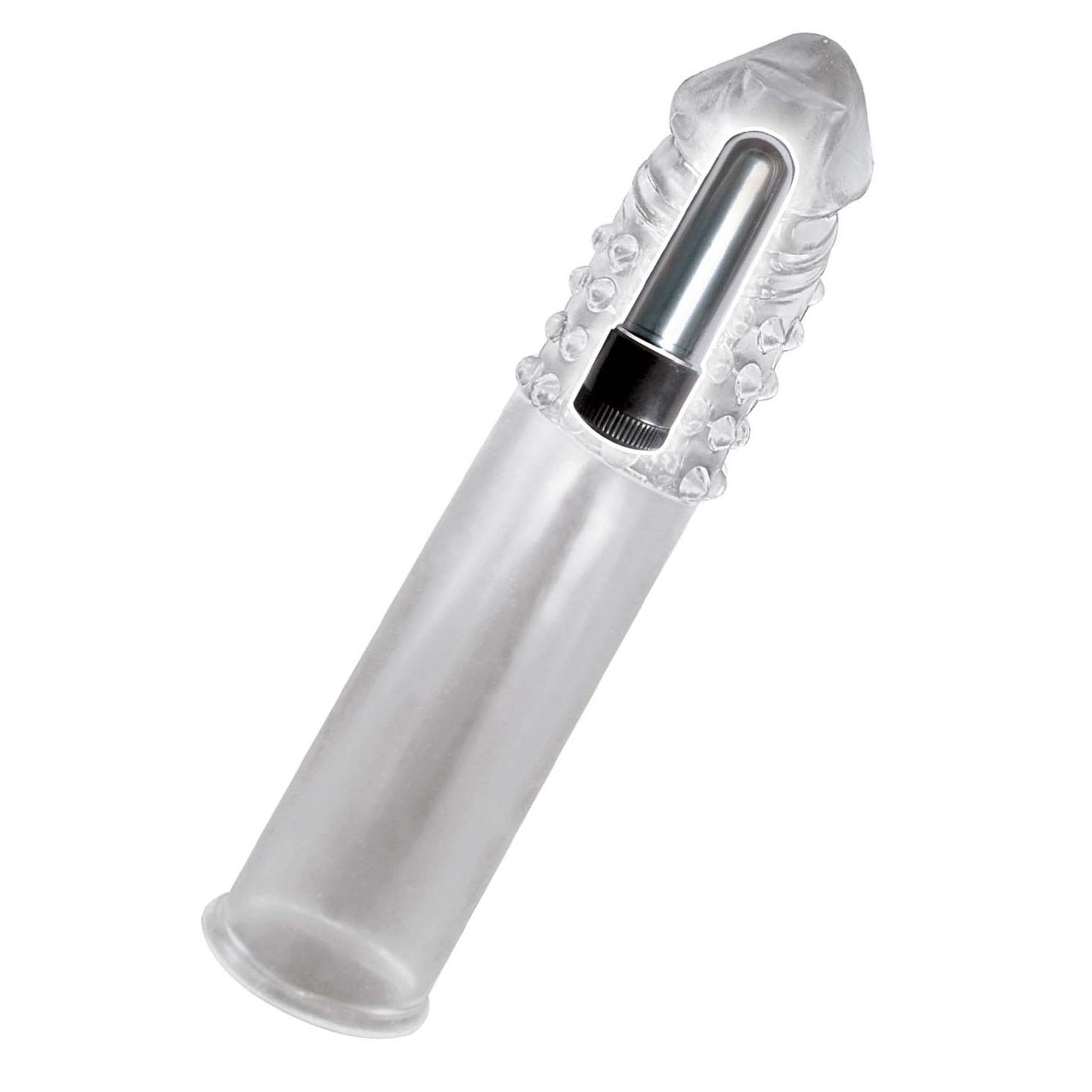 RAM VIBRATING PENIS EXTENDER – CLEAR