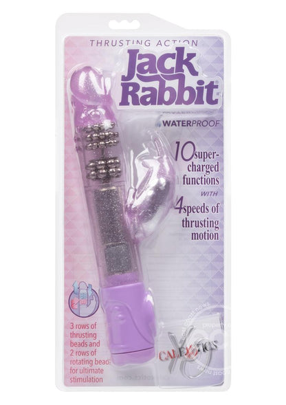 Jack Rabbit Thrusting Action Rabbit Vibrator - Purple