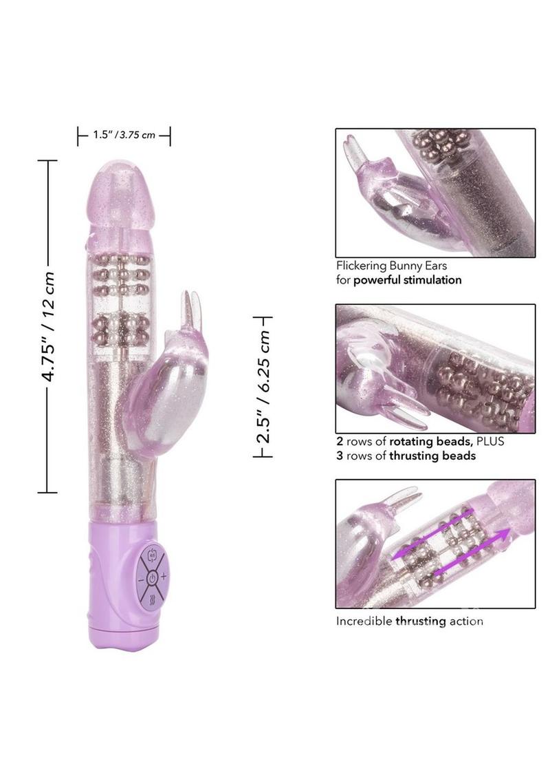 Jack Rabbit Thrusting Action Rabbit Vibrator - Purple