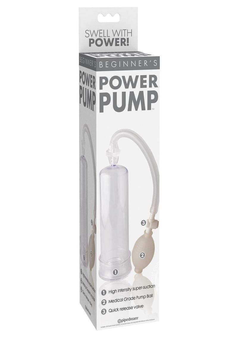 Beginner's Power Penis Pump - Clear