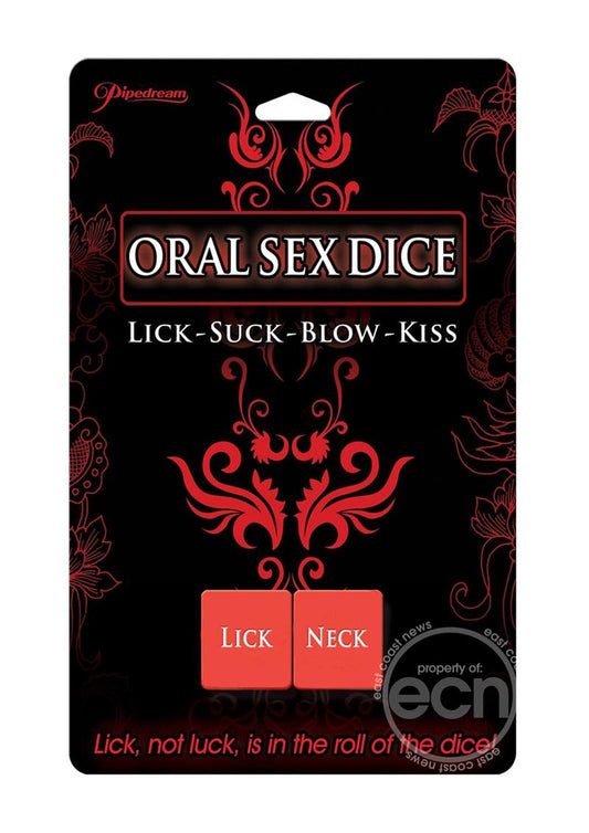 Oral Sex Dice - Red