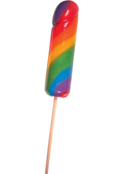 Rainbow Jumbo Cock Pops 6 Per Display