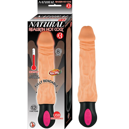 NATURAL REALSKIN HOT COCK #3WHITE