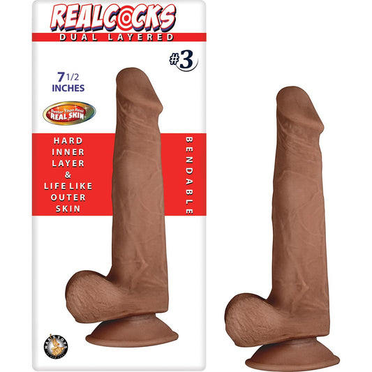 REALCOCKS DUAL LAYERED #3-BROWN