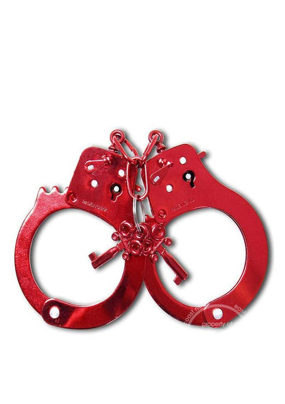 Fetish Fantasy Anodized Cuffs Red