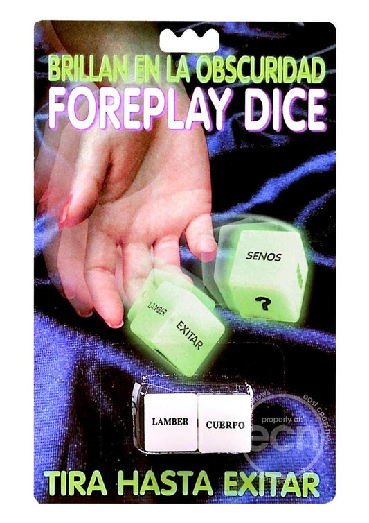 Erotic Dice - Spanish Verion - Glow in the Dark