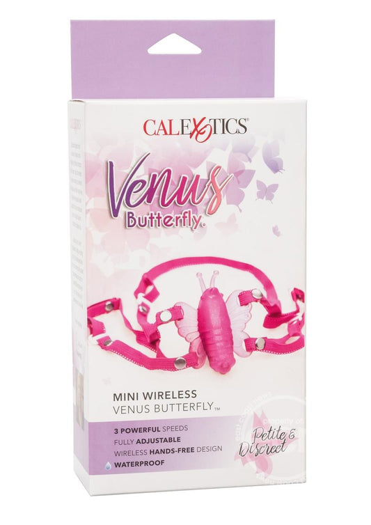 Venus Butterfly Mini Wireless Strap-On - Pink