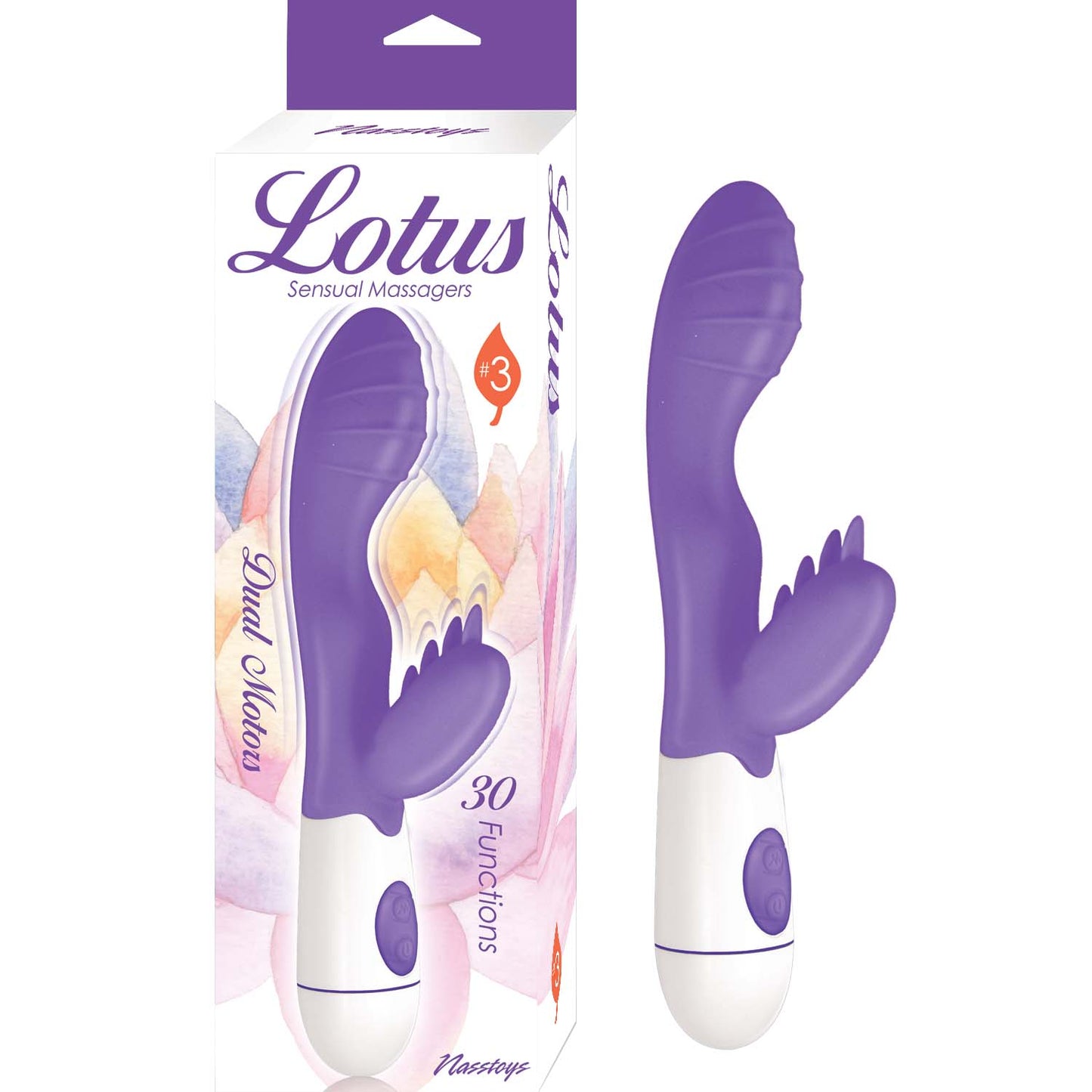 LOTUS SENSUAL MASSAGERS #3-PURPLE