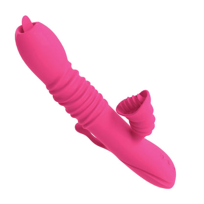 PASSION DUAL MASSAGER HEAT UP-PINK