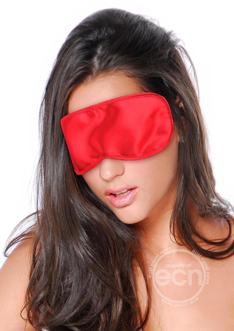 Fetish Fantasy Satin Love Mask Red