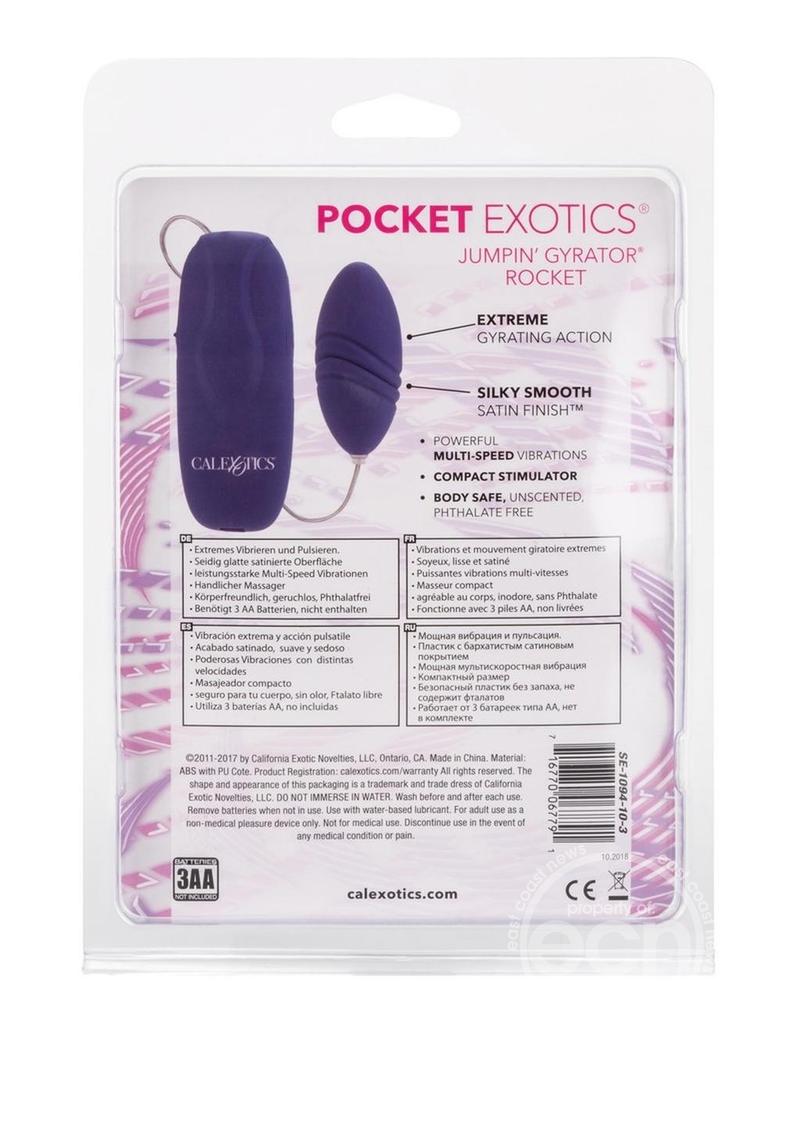 Pocket Exotics Jumpin' Gyrator Rocket Bullet with Remote Control - Blue