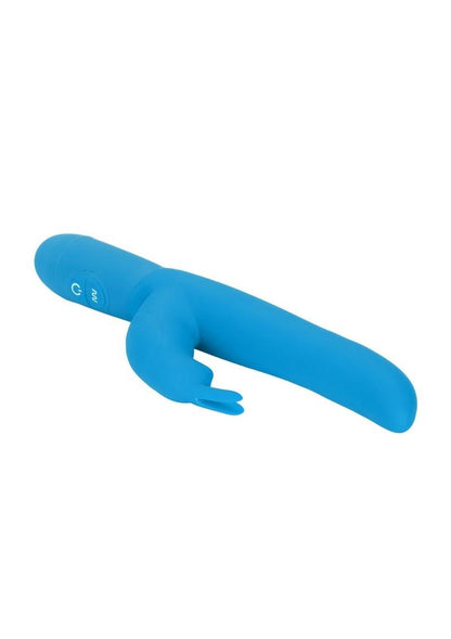 Bounding Bunny Silicone Rabbit Vibrator - Blue