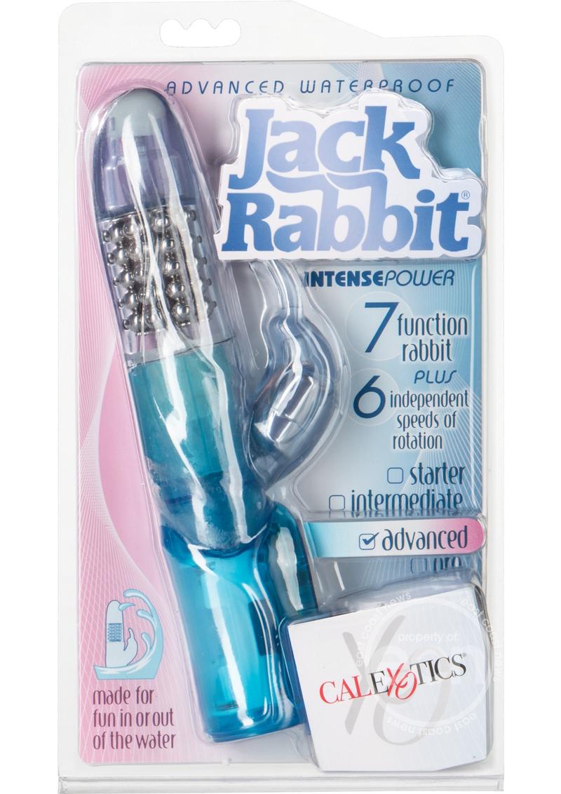 Jack Rabbit Advanced Beaded Rabbit Vibrator - Blue