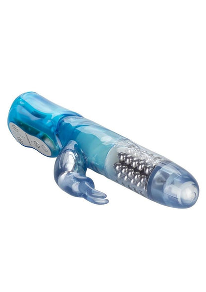 Jack Rabbit Advanced Beaded Rabbit Vibrator - Blue