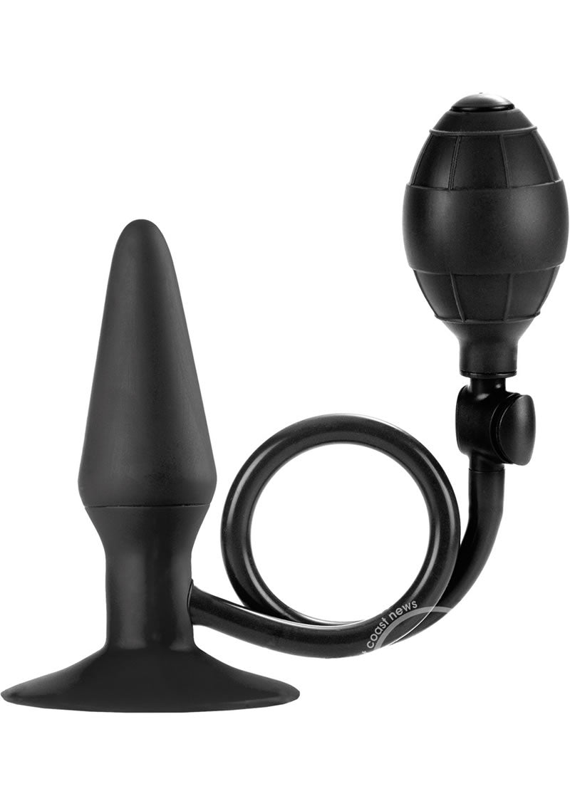 COLT Silicone Medium Pumper Plug Butt Plug - Black