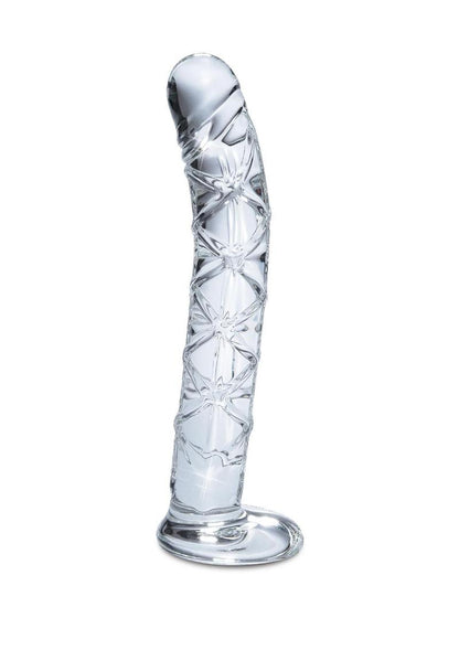 Icicles No. 60 Glass G-Spot and P-Spot Dildo 6in - Clear