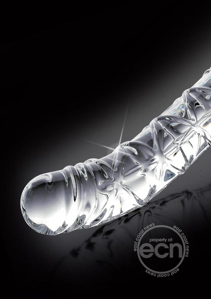 Icicles No. 60 Glass G-Spot and P-Spot Dildo 6in - Clear