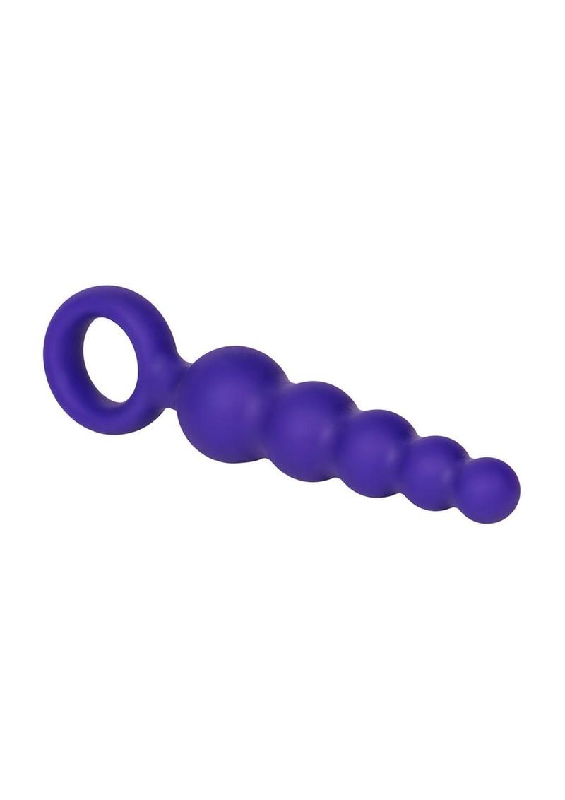 Booty Call Booty Shaker Silicone Vibrating Butt Plug with Remote Control - Purple