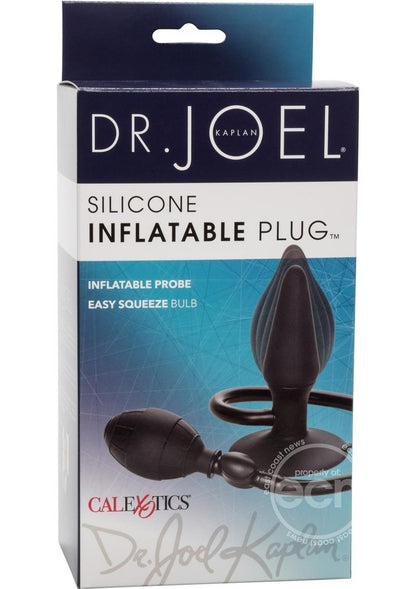 Dr. Joel Kaplan Silicone Inflatable Butt Plug - Black